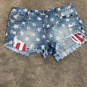 American Flag Shorts